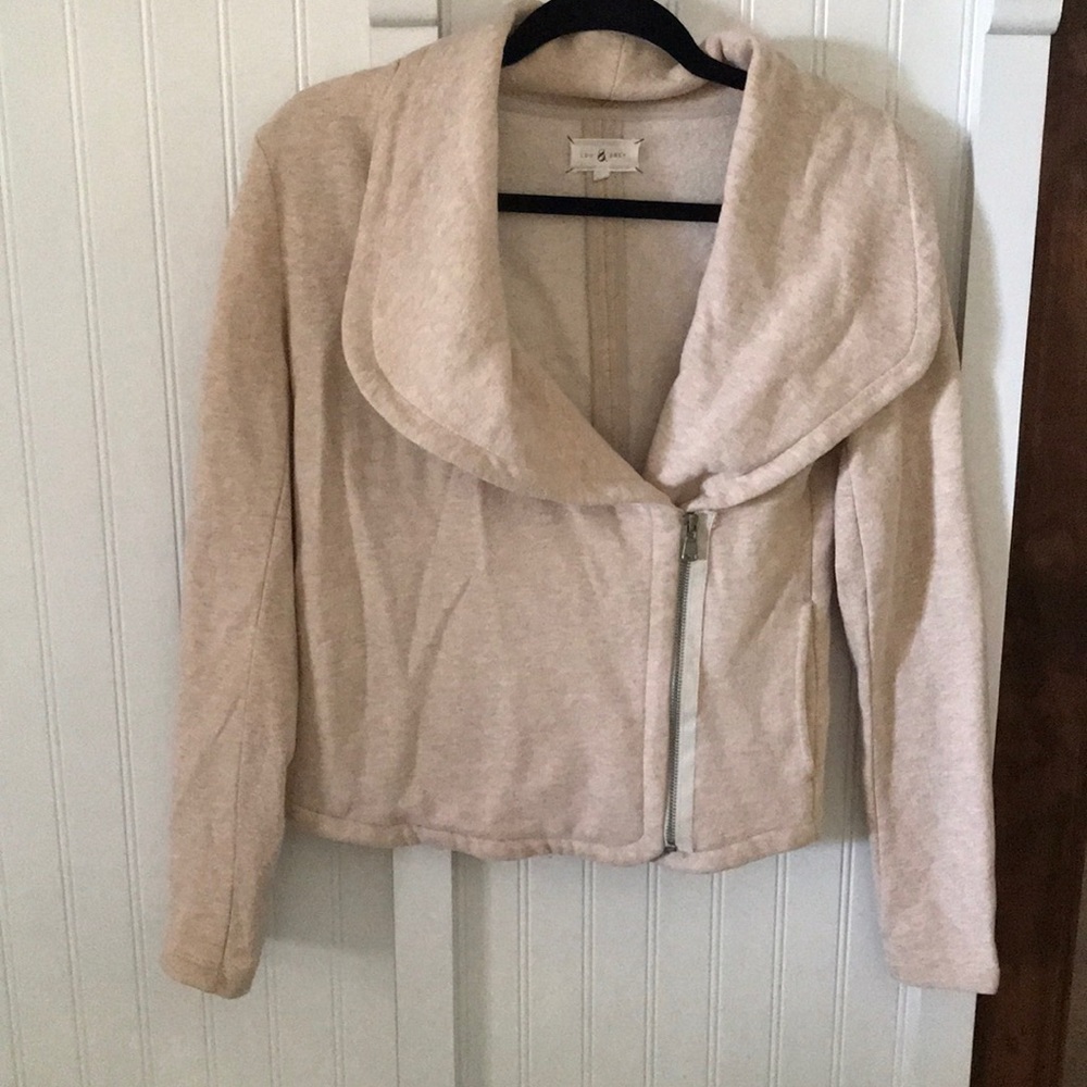 Loft Lou And Grey Asymmetrical Zip Sweatshirt - image 1